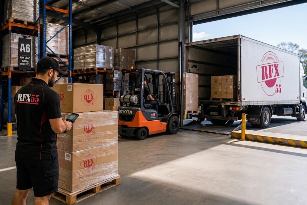 RFX55 furniture warehouse logistics