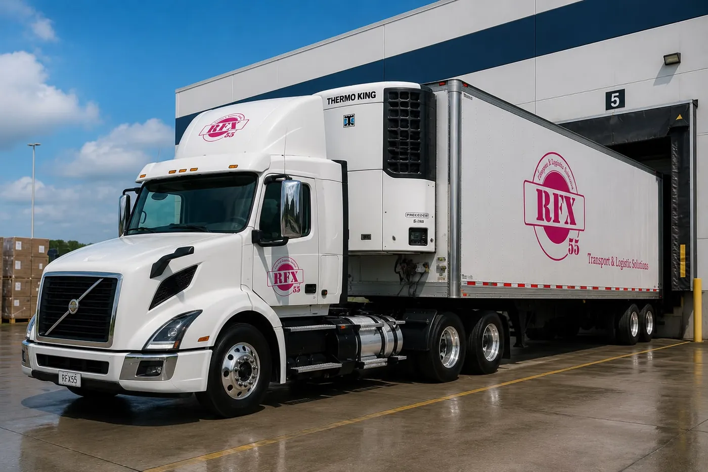 RFX55 refrigerated semi-truck