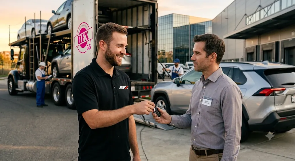 RFX55 vehicle delivery handover